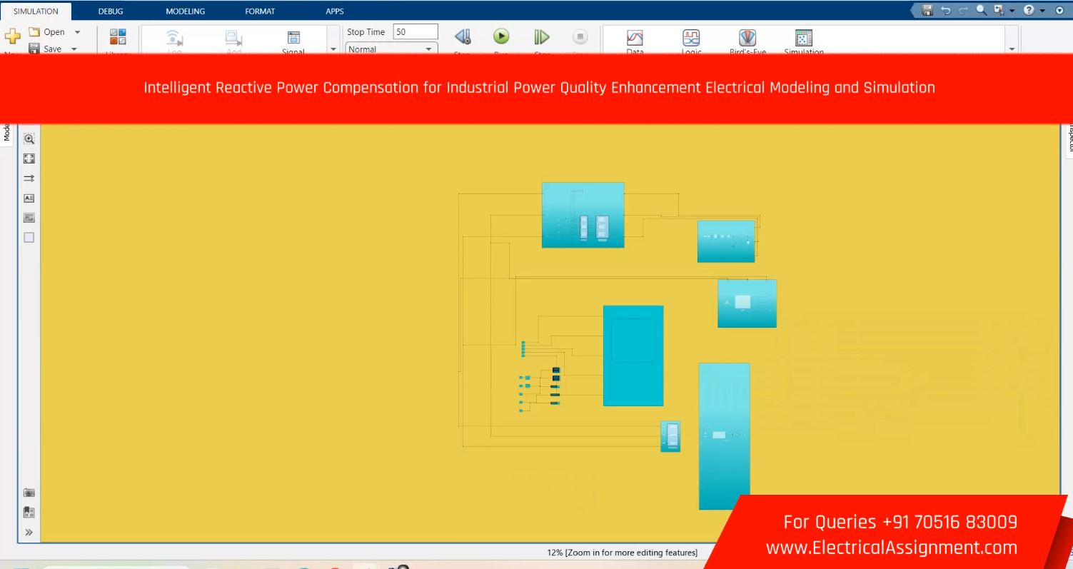 PSCAD STATCOM Power Quality Compensation Simulation screenshot 8